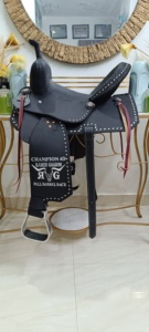 Kaamkaaj KKJ04 Treeless Selle de Cheval Western Anglaise de Course en Cuir Véritable Premium Faite à la Main, Durable et Confortable - Product Image 6