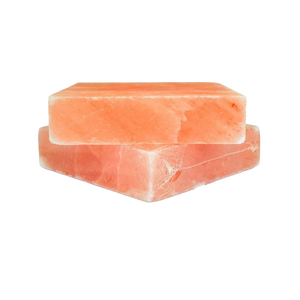 Tuiles de sel de l'Himalaya de couleur naturelle pure biologique Briques faites à la main Taille personnalisée Artisanat naturel pour salle de sel SPA Vacances Mariage - Product Image 1