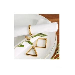 Anneau de serviette plaqué argent fait à la main, emballage personnalisé et échantillon de Logo disponible, utilisation de luxe - Product Image 5