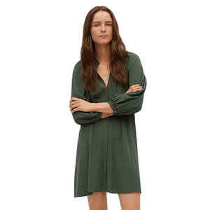 Fábrica al por mayor ropa verano Boho manga larga mujeres Casual Digital impreso Mini vestido Boho elegante Casual Vestido corto - Product Image 1