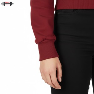 Sudaderas con Capucha de Alta Calidad para Mujer, Color Personalizado, Estilo Holgado, Ropa Urbana de Invierno, Frente de Poliéster/Algodón - Product Image 3