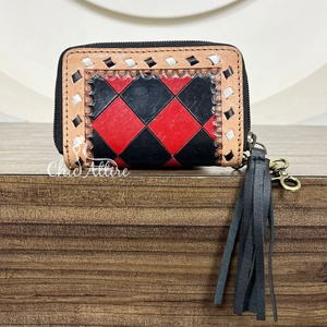 กระเป๋าสตางค์แบบมีซิปดีไซน์ใหม่พร้อมพวงกุญแจกระเป๋าเหรียญหนังแท้กระเป๋ามินิน่ารักพร้อมกระเป๋าพู่สำหรับผู้หญิง - Product Image 1