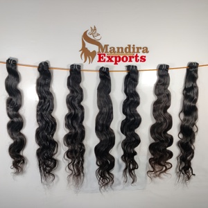Venta al por mayor de paquetes de proveedor de cutícula alineada Kinky Bodywave Hair 100% Natural negro crudo indio virgen extensiones de cabello humano - Product Image 4