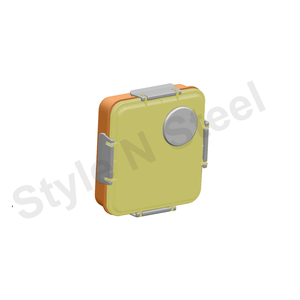 Luxury Stainless Steel Lunch Box <strong>3</strong>-Pack <strong>Set</strong> Mini Rectangular Bulk Food Storage <strong>Container</strong> Eye-catching Tiffin for Daily Use - Product Image 2