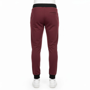 Pantalon de jogging décontracté en toile délavée pour homme, coupe slim premium, pantalon de survêtement athlétique avec cordon de serrage à la taille et poches zippées - Product Image 3