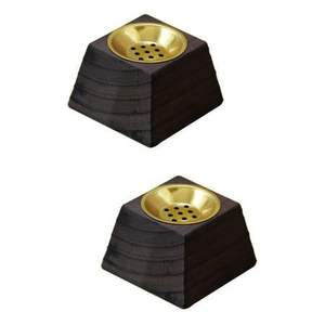 Brûleur d'encens traditionnel unique en métal avec des détails élégants pour un style de décoration intérieure spirituelle - Product Image 6