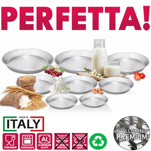 Tortiera in alluminio conico basso da 20cm per cuocere torte e crostate - Product Image 2