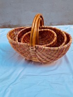 Meilleure vente-panier en rotin avec poignée panier cadeau, panier de pique-nique pour mariage en gros artisanat du Vietnam