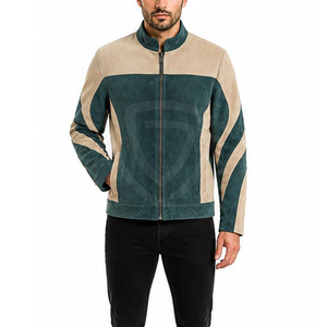 Genuine <b>Suede</b> <b>Leather</b> <b>Jacket</b> For Men Designed With Premium Craftsmanship Smooth Texture Functional Details And Casual Comfort - Product Image 3