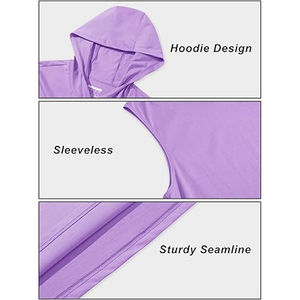 Débardeurs à capuche pour hommes Sports Stringer Muscle Cut-Off Gym Hoodies Fitness Sleeveless Fitness T-Shirts - Product Image 5