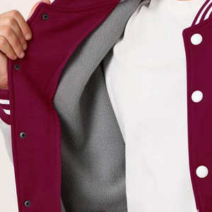 Chaqueta de Moda Nueva, Chaqueta Universitaria de Invierno de la Mejor Calidad para Hombre, Logotipo Personalizado, Colores Sólidos, Chaqueta Universitaria para Hombre - Product Image 4