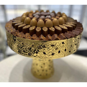Bol de service en métal de la meilleure qualité, plateau de serveur de chocolat décoratif antique, bol de serveur de chocolat de mariage écologique - Product Image 2