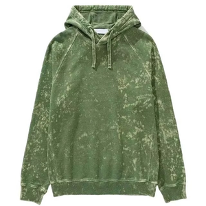 Sudadera unisex pesada con capucha lavada con ácido de gran tamaño Sudadera con capucha vintage sudadera con cremallera hombres logotipo personalizado - Product Image 6