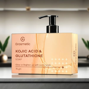 Jabón de Ácido Kójico y barra de jabón de glutatión, blanqueamiento corporal, eliminación de bronceado, elimina las manchas oscuras y la hiperpigmentación, piel brillante - Product Image 2