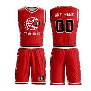 Shorts de basket-ball d'été personnalisables ensembles d'uniformes à séchage rapide respirants approuvés par l'équipe Bsci conception imprimée en gros - Product Image 4