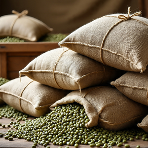 Gram vert de germination biologique Haricots Vigna Grains mungo verts/Dal/Moong Grains Haricots mungo verts - Product Image 2