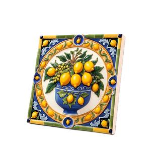 Posavasos de té de madera MDF de aspecto clásico con estampado esmaltado, utensilios de cocina personalizados, alfombrillas y almohadillas de estilo moderno al mejor precio - Product Image 3