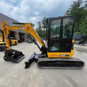 Livraison Gratuite Mini-Excavatrice sur Chenilles Hydraulique JCB 50Z-1 de 5 Tonnes avec Boîte de Vitesses Eaton, Moteur Changchai d'Origine, Pompe et Moteur PLC - Product Image 1