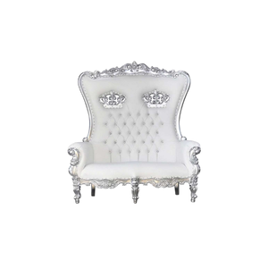 Grande demande Vente en gros Chaises de mariage de luxe Chaise trône reine roi à dossier haut pour fête de mariage Produits d'Indonésie - Product Image 1