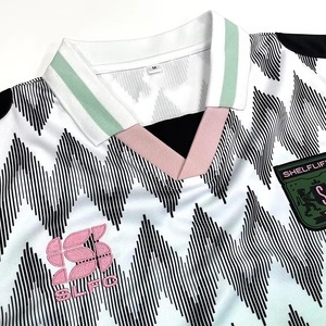 เสื้อฟุตบอลใส่ได้ทั้งชายและหญิงเสื้อกีฬาทรงโอเวอร์ไซส์สไตล์ฮิปฮอป - Product Image 6