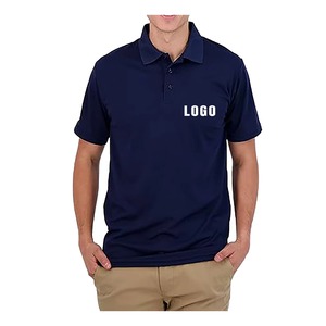 เสื้อโปโลผู้ชายคุณภาพสูง ทนทาน ผลิตจากโพลีเอสเตอร์ 100% เนื้อผ้านุ่ม ยืดหยุ่น ระบายอากาศได้ดี แขนสั้น ผ้าถัก พิมพ์ลายได้ตามต้องการ เหมาะสำหรับกอล์ฟ - Product Image 2
