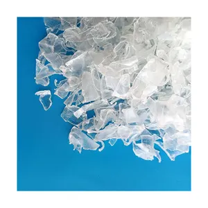 冷水洗和热水洗pet瓶薄片废料塑料透明绿色白色蓝色CAS包装混合彩色胶带形成水原产片材