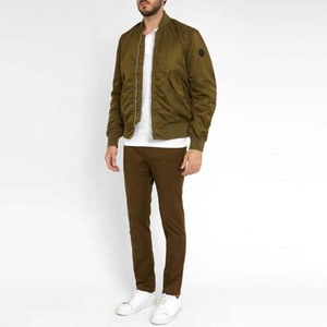 Chaqueta Bomber Informal para Hombre de Hosten Greek Enterprises, con Cuello Alto, Ligera, Impermeable, Cortavientos y Ecológica - Product Image 2