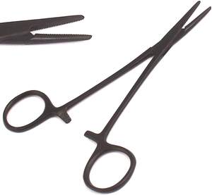 Dorlon - Juego de Tijeras Hemostáticas Profesionales de Acero Inoxidable de Primera Calidad, 3 Tijeras Manuales con Recubrimiento Negro, Certificación CE 1 - Product Image 5