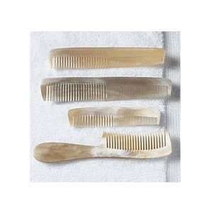 Peine para el Cabello de Cuerno de Buey Pulido Natural, Hecho a Mano, Ecológico, Duradero, Accesorio de Aseo de Estilo Animal de la India - Product Image 5