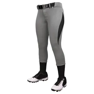 Pantalon de softball haute performance respirant grande taille séchage rapide léger avec taille élastique antibactérien anti-UV - Product Image 3