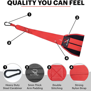 Sangles de suspension en néoprène de haute qualité pour barre horizontale, soutien du bras, ceinture abdominale AB Sling pour musculation - Product Image 3