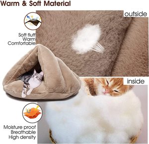 Cat <b>Sofa</b> Bed Cute and Comfortable <b>Pet</b> Cat House Soft <b>Pet</b> Bed Suitable for Small Cats and Dogs OEM Made in Vietnam - Product Image 2