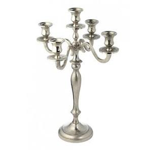 Candélabre en métal plaqué or à 5 bras, fait main, écologique, décoration d'intérieur pour Noël, taille personnalisable, finition de haute qualité - Product Image 4