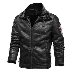 Sialkot-Chaquetas de lona de alta calidad para motocicleta, chaquetas de cuero con cuello Mandarín de invierno, impermeables, respetuosas con el medio ambiente - Product Image 6