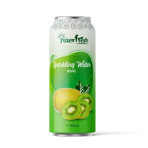 INTERFRESH kivi suyu ile 320ml konserve köpüklü meyve suyu içeceği-toptan için OEM içecek meyve suyu içecek içecek