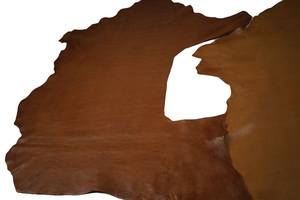 Cuir de vachette véritable brun naturel, cuir artisanal de qualité supérieure, cuir en gros, fabricant de matériaux en cuir, couleur personnalisée - Product Image 3