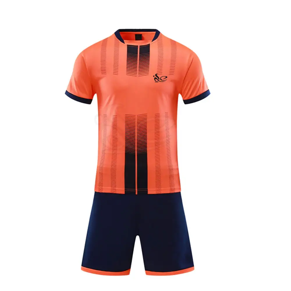 Eigenmarke Fußballuniform weiches Stoff 100 % Polyester Fußballuniform gute Qualität Fußballuniform
