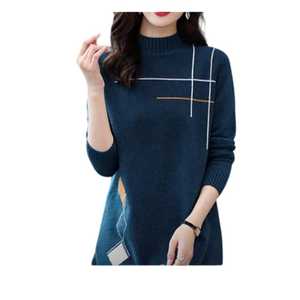 Cárdigan de Punto Delgado con Cuello Redondo y Botones para Mujer, Invierno 2025, Informal, 100% Algodón, Transpirable y de Secado Rápido - Product Image 6