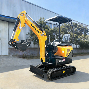 新型0.8トンコンパクトクローラーミニショベル、エンジンモーターポンプギア搭載、庭園農場、狭所作業プロジェクト向け - Product Image 1