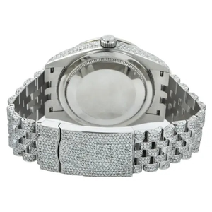 Reloj de Pulsera Automático con Moissanita VVS de Última Tendencia, Reloj con Diamantes de Claridad VVS Mejorada, Reloj de Diamantes Hip Hop Personalizado para Hombres y Mujeres - Product Image 4