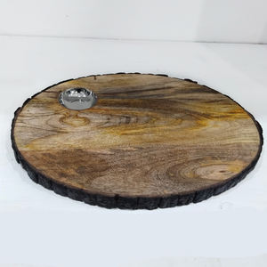 Plateau de service décoratif compact en bois de qualité supérieure avec des utilisations polyvalentes pour la maison et le bureau au meilleur prix - Product Image 2