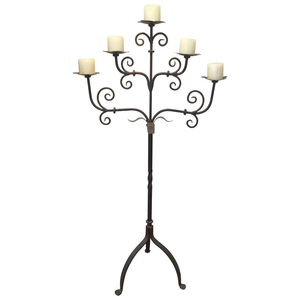 New Decorative Iron <b>Candelabra</b> Black Finished for Wedding Party Christmas Living Room Interior Decorations Floor Eco-Friendly - Product Image 3