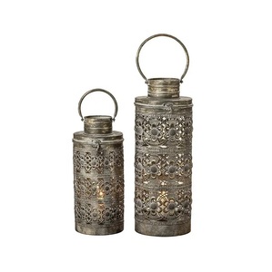 Farol Marroquí de Hierro con Diseño Perforado, Hecho a Mano, Ecológico, Portavelas de Metal Resistente para Decoración del Hogar y Bodas - Product Image 6