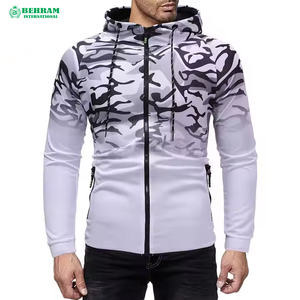 Sweat-shirt à capuche unisexe zippé haute qualité, très populaire, en molleton/coton bouclette 100% respirant et à séchage rapide, collection 2026 - Product Image 5