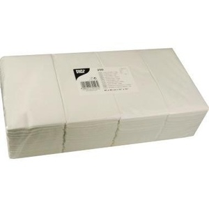 PAPSTAR 40 X 40 cm White Paper Napkins & Serviettes 250 St./Pack - Product Image 1