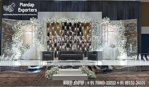 Mur de bougies de mariage sur le thème juif, mur de bougies de rêve, toile de fond de mariage, design carré élégant, mur de bougies de mariage au Royaume-Uni - Product Image 2