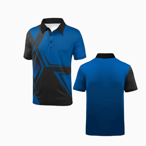 HIC buena calidad transpirable personalizado 170gsm bordado secado rápido liso Golf Polo 100% poliéster camisetas Unisex Polos - Product Image 5