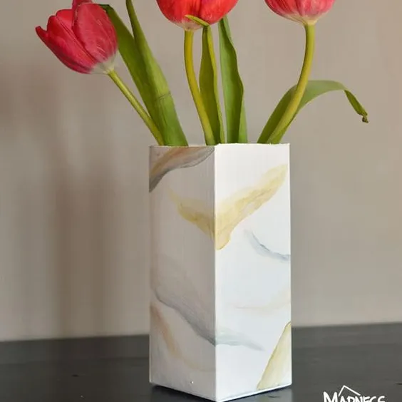 新最新デザイン大理石花瓶水上げ花装飾ドライフラワー卓上テーブルリビングルームフラワーアレンジメントオーナメント