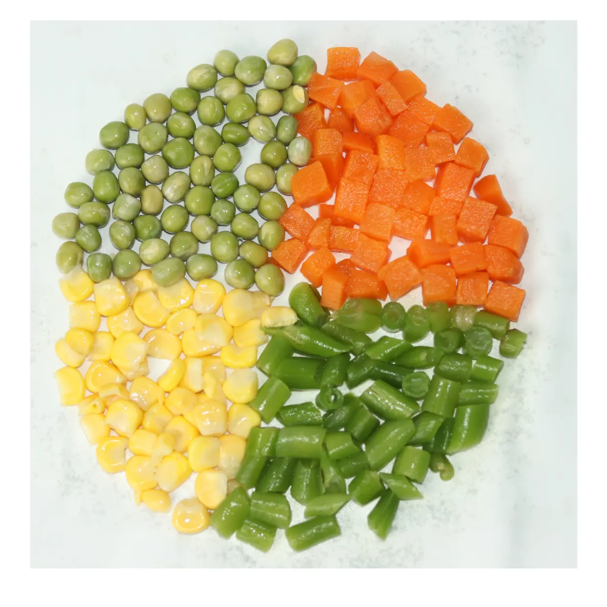 冷凍混合野菜天然野菜スイートグリーンビーンズ冷凍スイートコーンキャロット調理用