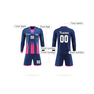 Uniformes de Fútbol para Deportes de Equipo, Secado Rápido, 100% Poliéster, Transpirable, para Todas las Temporadas, Hecho en Pakistán, Unisex - Product Image 4